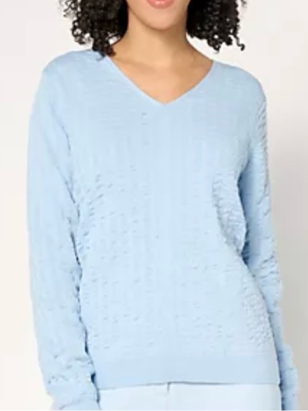 219. NWOT WOMENS JOAN RIVERS Xl DETAIL SWEATER